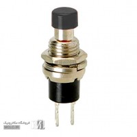 BLACK MINI PUSH BUTTON SWITCH SPST MOMENTARY SWITCHES & BUTTONS
